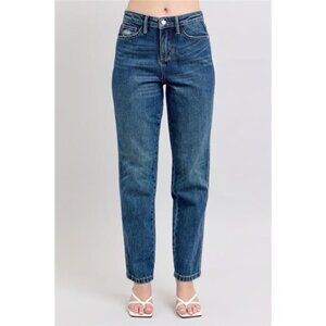 NWT Judy Blue Full Size High Waisted Rigid Magic‎ Non-destroy Straight Leg Jeans